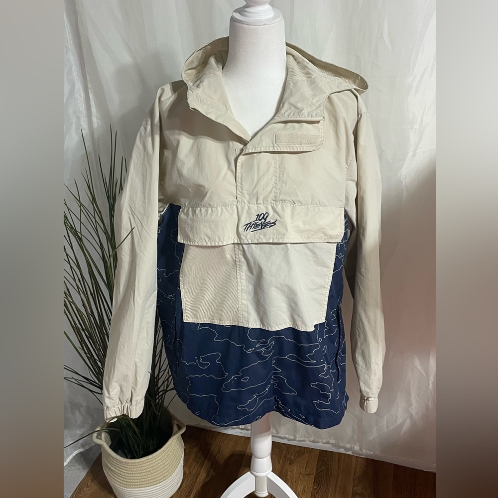 100 Thieves Foundations Geoprint Anorak jacket pull